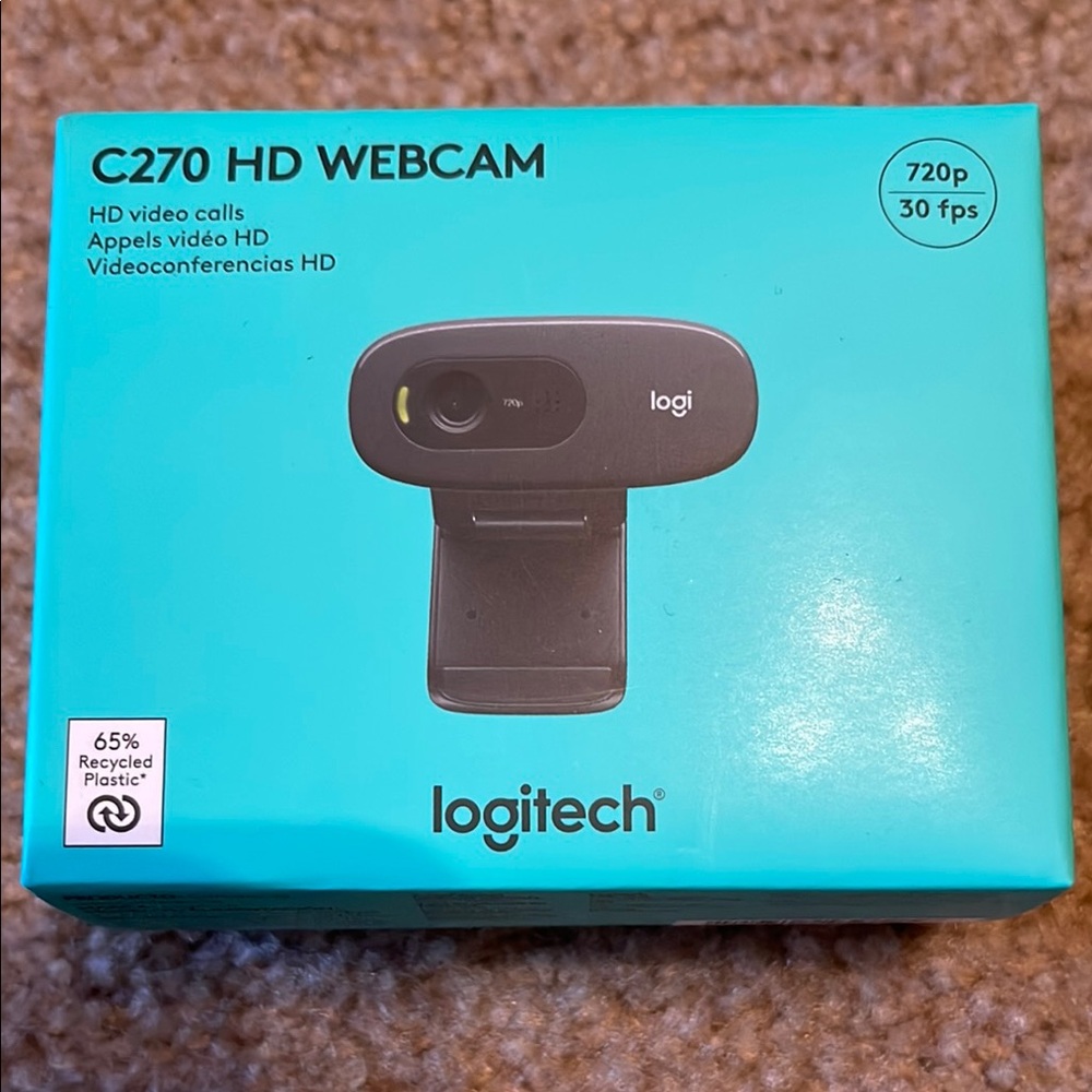 Logitech Black HD Webcam for Computers